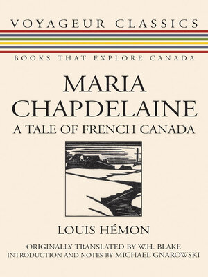 cover image of Maria Chapdelaine